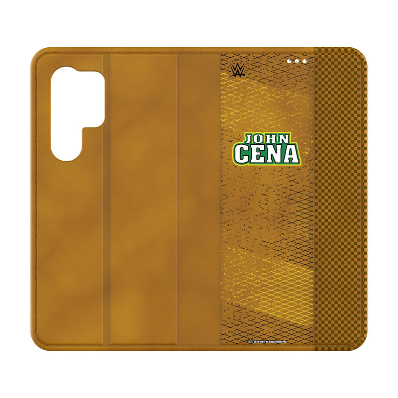 John Cena Steel Galaxy Folio Phone Case for Samsung Galaxy