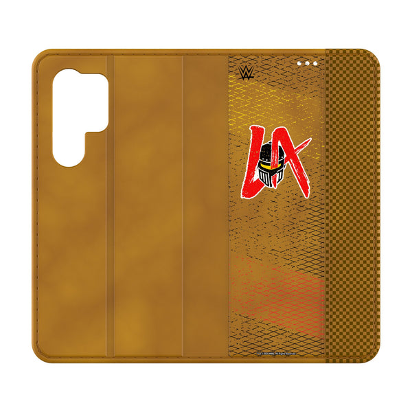 LA Knight Steel Galaxy Folio Phone Case for Samsung Galaxy