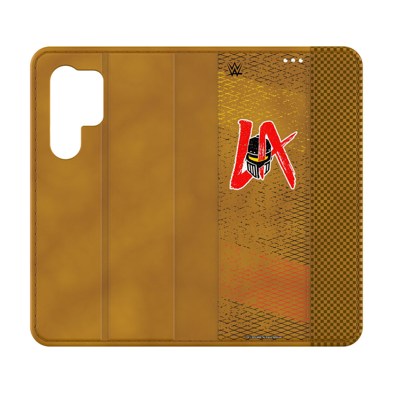 LA Knight Steel Galaxy Folio Phone Case for Samsung Galaxy
