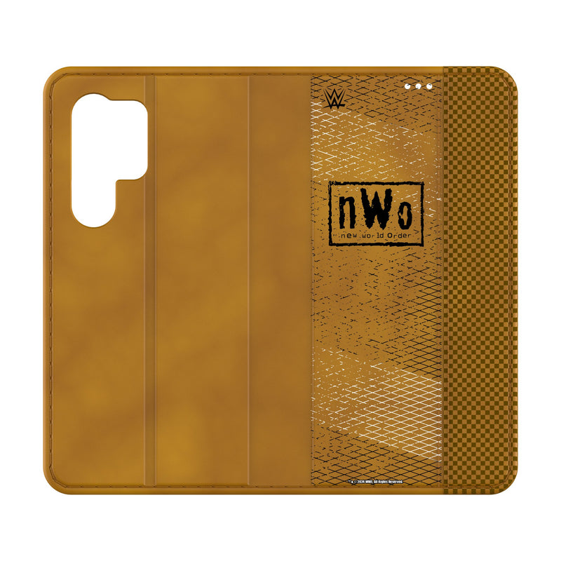 New World Order Steel Galaxy Folio Phone Case for Samsung Galaxy