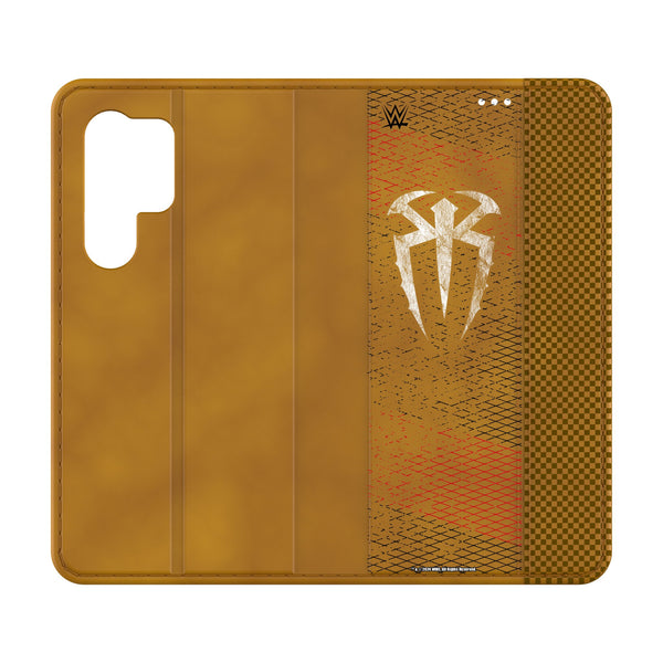 Roman Reigns Steel Galaxy Folio Phone Case for Samsung Galaxy