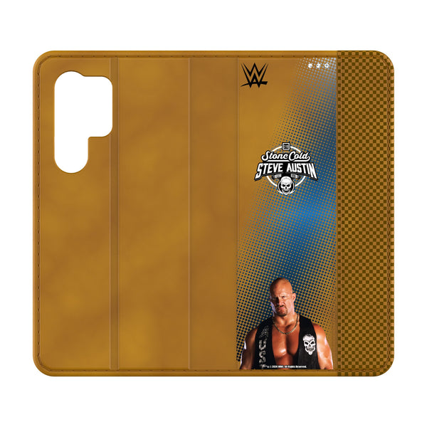 Stone Cold Steve Austin Superstar Galaxy Folio Phone Case for Samsung Galaxy