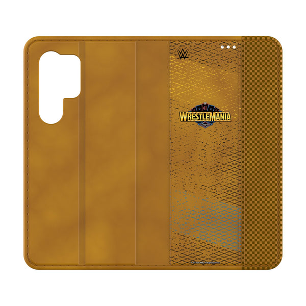 WrestleMania 41 Steel Galaxy Folio Phone Case for Samsung Galaxy