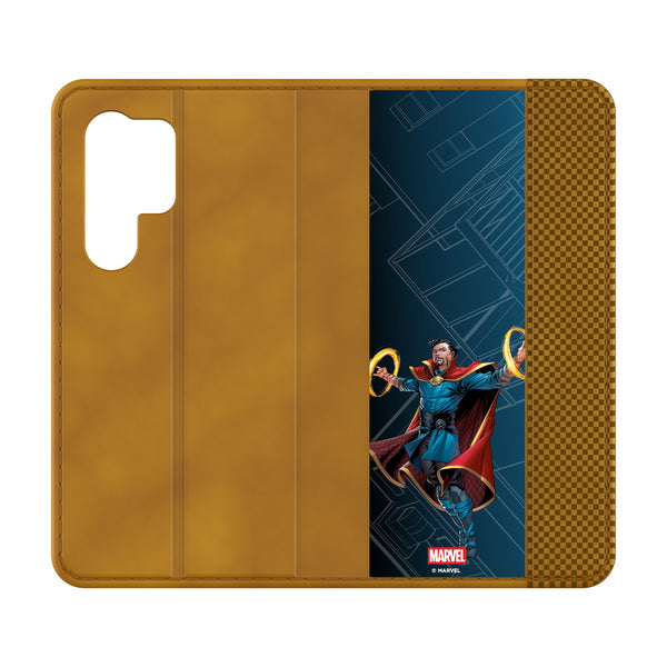 Marvel Avengers Doctor Strange MechLine Galaxy Folio Phone Case for Samsung Galaxy