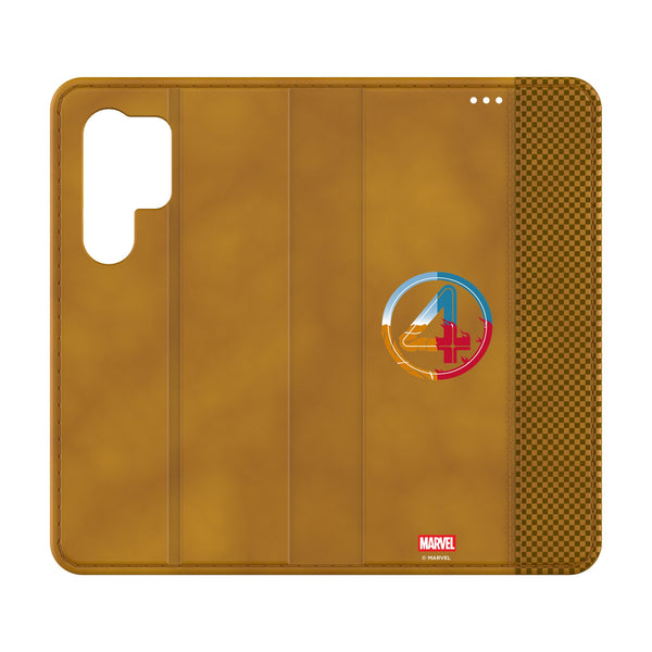 Marvel Fantastic Four Badge Galaxy Folio Phone Case for Samsung Galaxy