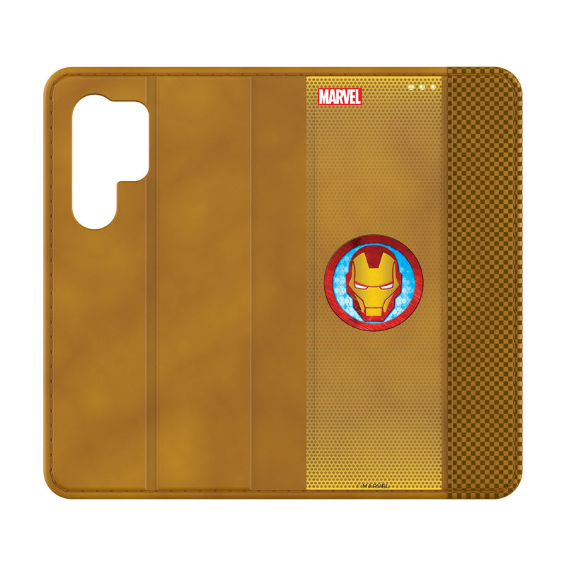 Marvel Avengers Iron Man Grid Galaxy Folio Phone Case