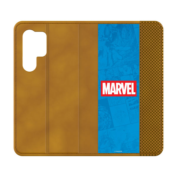 Marvel Comics Marvel Logo Galaxy Folio Phone Case for Samsung Galaxy