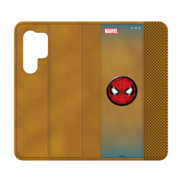 Marvel Spider-Man Grid Galaxy Folio Phone Case for Samsung Galaxy