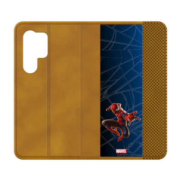 Marvel Spider-Man MechLine Galaxy Folio Phone Case for Samsung Galaxy