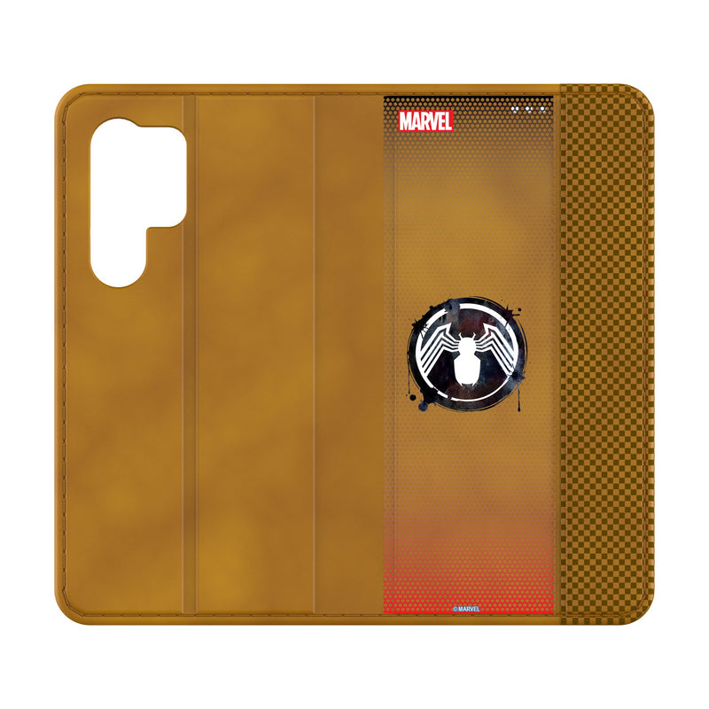 Marvel Venom Grid Galaxy Folio Phone Case for Samsung Galaxy