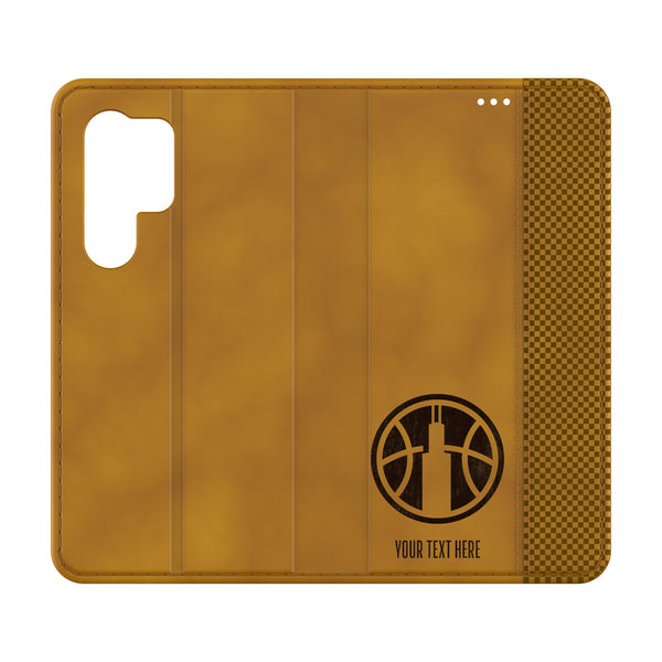 Chicago Sky Personalized Burn Galaxy Folio Phone Case for Samsung Galaxy