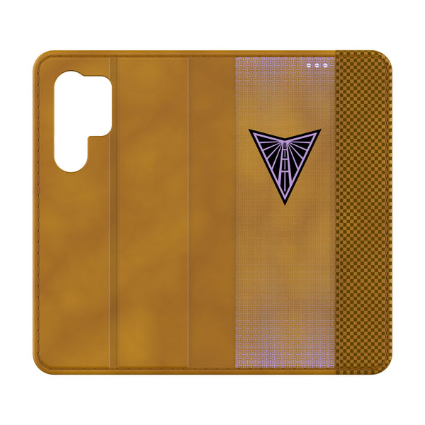 Golden State Valkyries Linen Galaxy Folio Phone Case for Samsung Galaxy