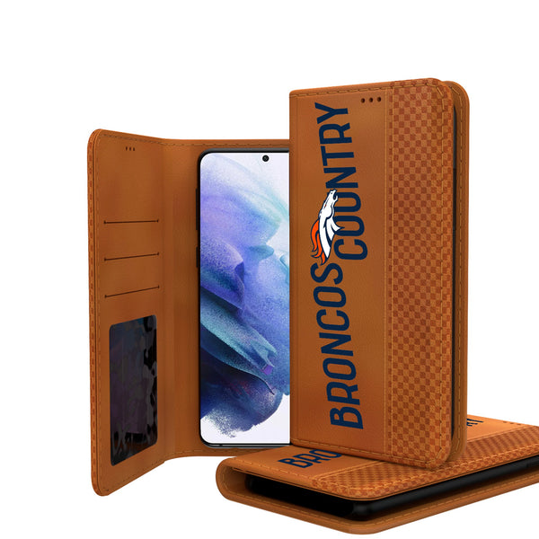 Denver Broncos 2024 Illustrated Limited Edition Galaxy Folio Phone Case