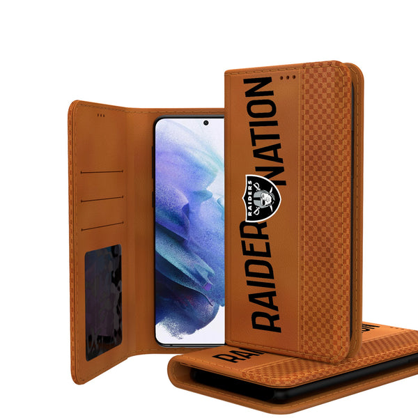 Las Vegas Raiders 2024 Illustrated Limited Edition Galaxy Folio Phone Case