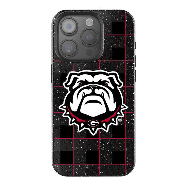 University of Georgia Bulldogs Uga Plaid iPhone Bling Phone Case for Apple iPhone