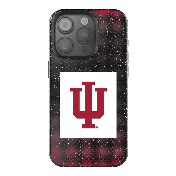 Indiana University Hoosiers Linen iPhone Bling Phone Case for Apple iPhone