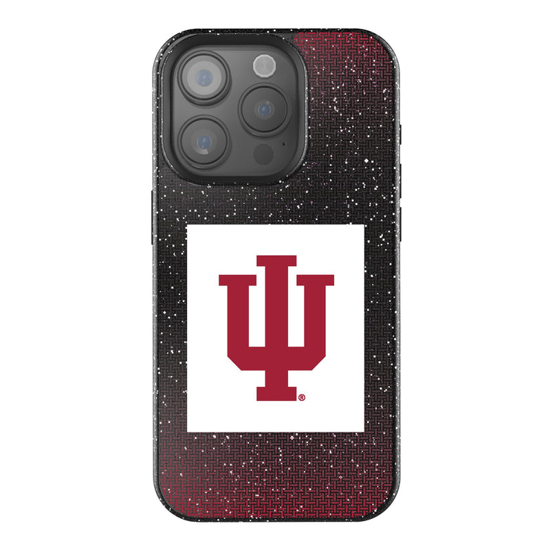 Indiana University Hoosiers Linen iPhone Bling Phone Case for Apple iPhone