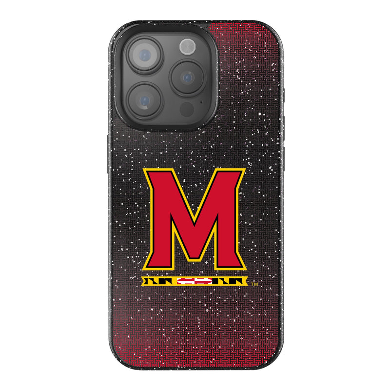 University of Maryland Terrapins Linen iPhone Bling Phone Case for Apple iPhone