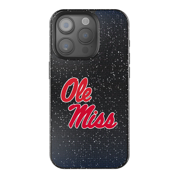University of Mississippi Rebels Linen iPhone Bling Phone Case for Apple iPhone