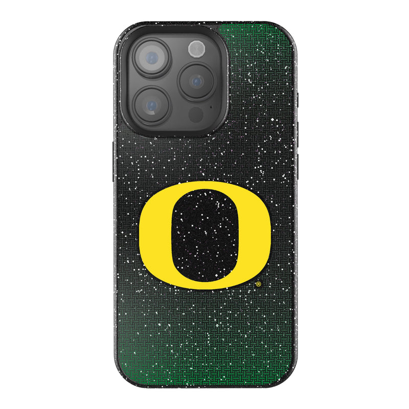 University of Oregon Ducks Linen iPhone Bling Phone Case for Apple iPhone