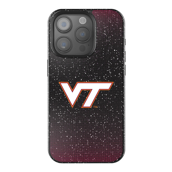 Virginia Tech Hokies Linen iPhone Bling Phone Case for Apple iPhone