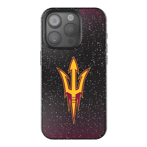 Arizona State University Sun Devils Linen iPhone Bling Phone Case for Apple iPhone