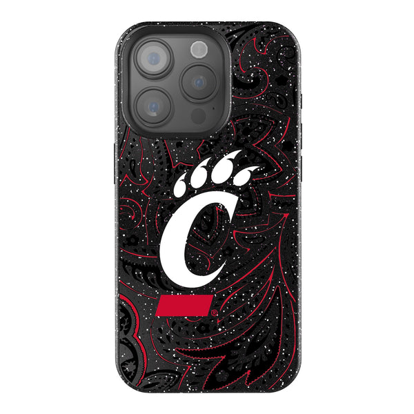 University of Cincinnati Bearcats Paisley iPhone Bling Phone Case