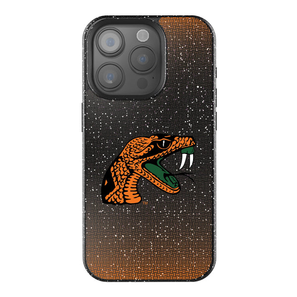 Florida A&M University Rattlers Linen iPhone Bling Phone Case for Apple iPhone