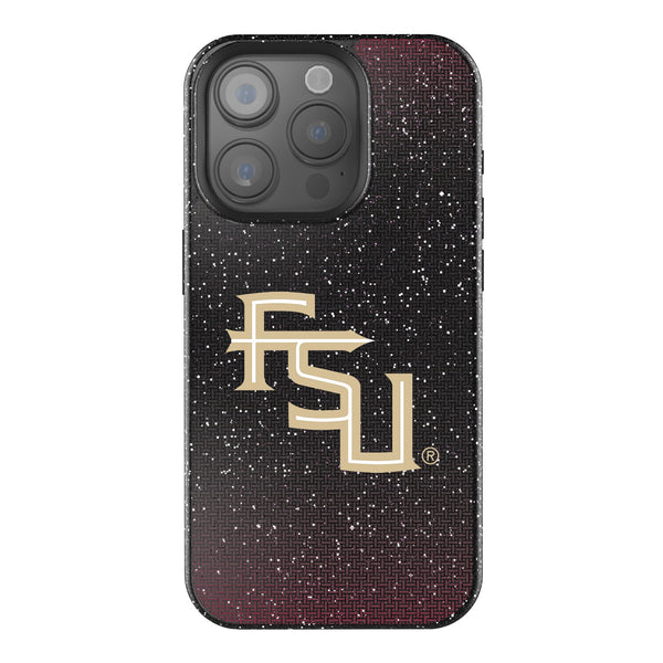 Florida State University Seminoles Athletic Wordmark Linen iPhone Bling Phone Case for Apple iPhone