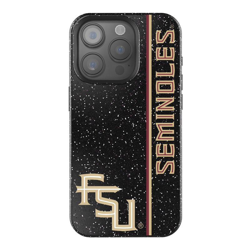 Florida State University Seminoles Athletic Wordmark Sidebar iPhone Bling Phone Case