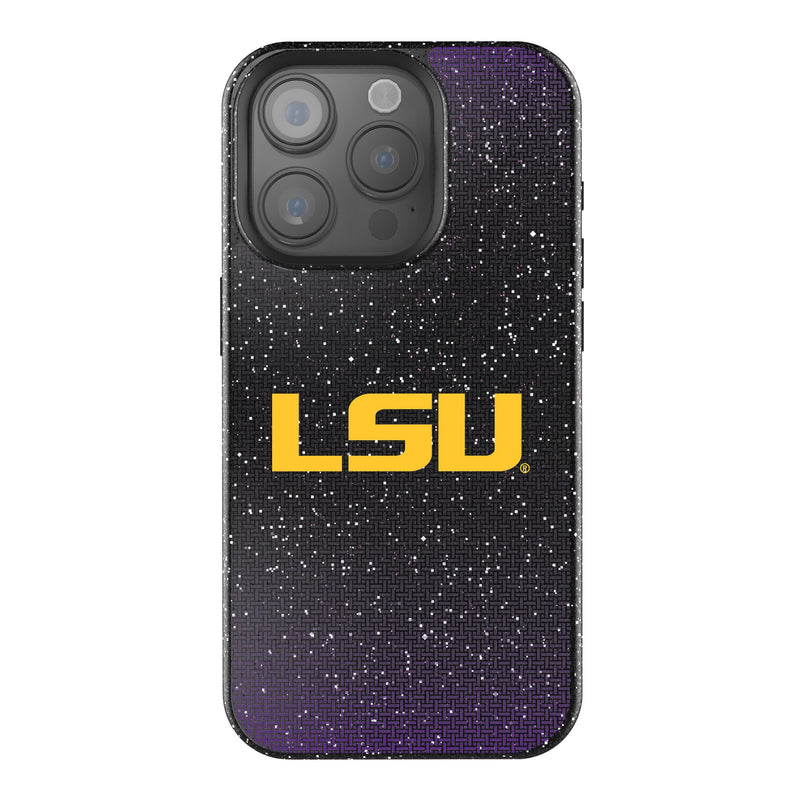 Louisiana State University Tigers Linen iPhone Bling Phone Case for Apple iPhone