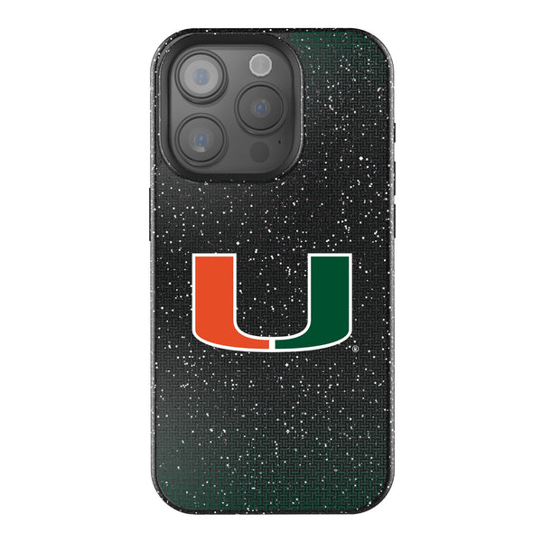 University of Miami Hurricanes Linen iPhone Bling Phone Case for Apple iPhone