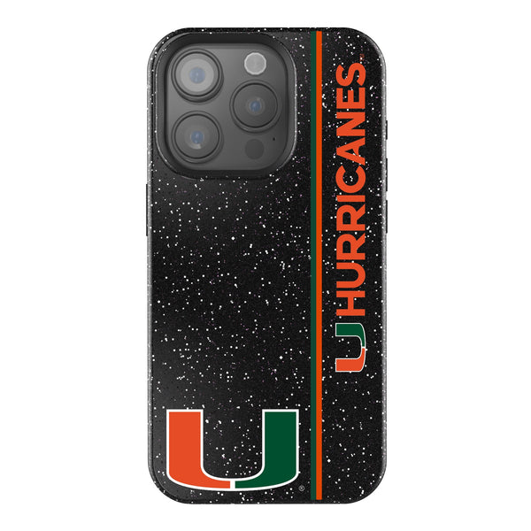 University of Miami Hurricanes Sidebar iPhone Bling Phone Case