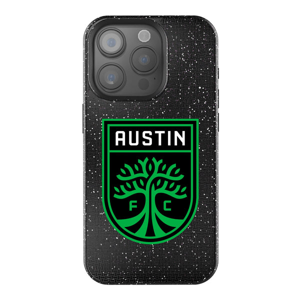 Austin FC Linen iPhone Bling Phone Case for Apple iPhone