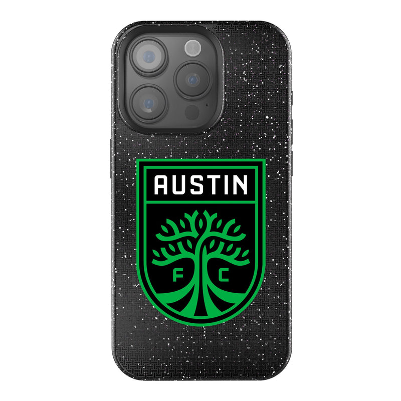 Austin FC Linen iPhone Bling Phone Case for Apple iPhone