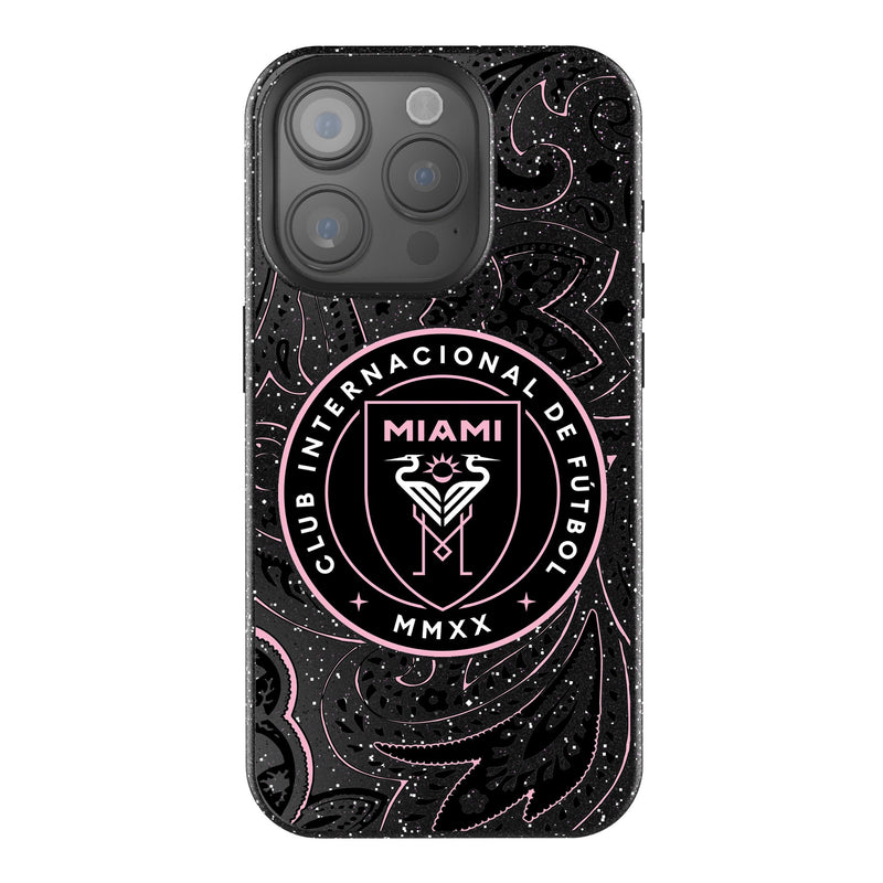 Inter Miami CF  Paisley iPhone Bling Phone Case