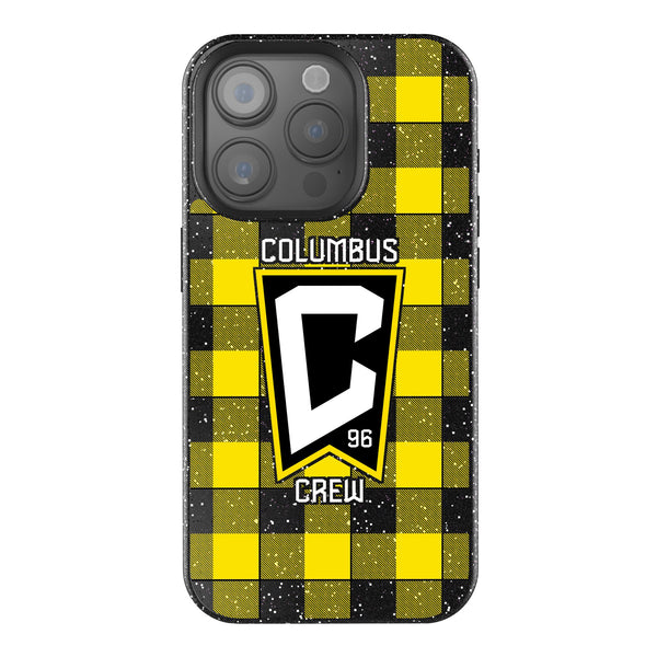 Columbus Crew  Plaid iPhone Bling Phone Case