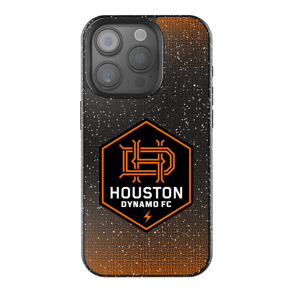 Houston Dynamo Linen iPhone Bling Phone Case for Apple iPhone