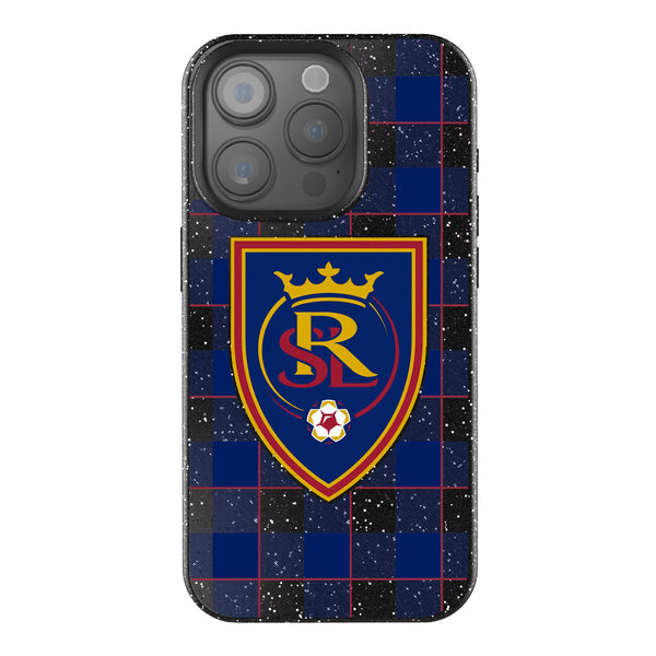 Real Salt Lake   Plaid iPhone Bling Phone Case