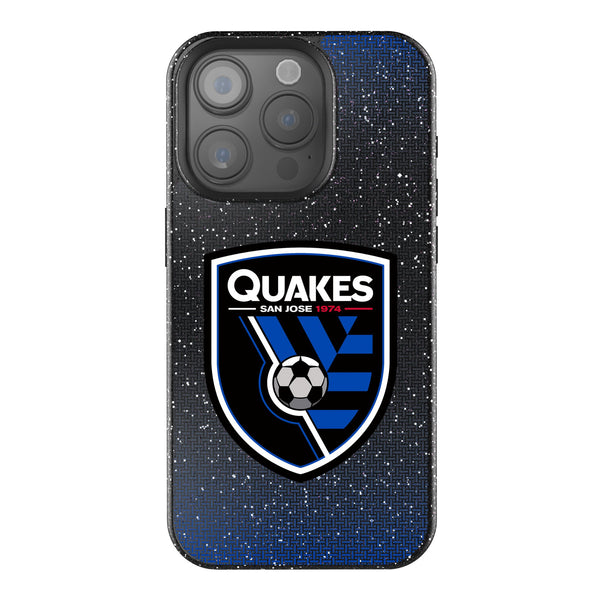 San Jose Earthquakes Linen iPhone Bling Phone Case for Apple iPhone