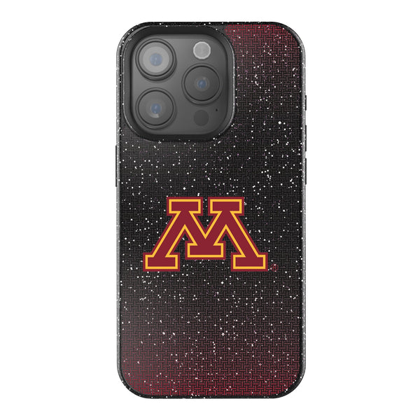 University of Minnesota Golden Gophers Linen iPhone Bling Phone Case for Apple iPhone