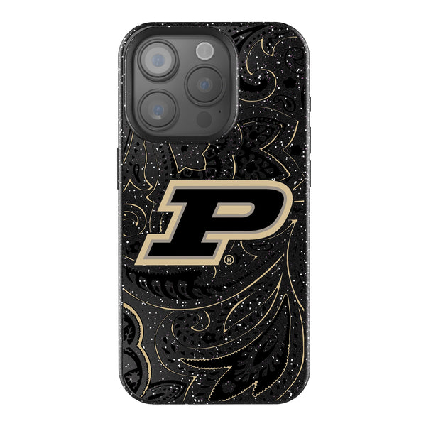 Purdue University Boilermakers Paisley iPhone Bling Phone Case