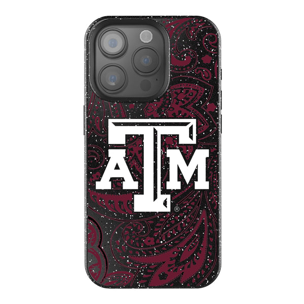 Texas A&M University Aggies Paisley iPhone Bling Phone Case