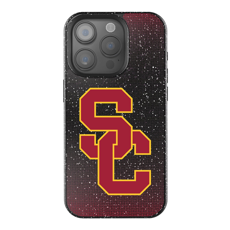 University of Southern California Trojans Linen iPhone Bling Phone Case for Apple iPhone