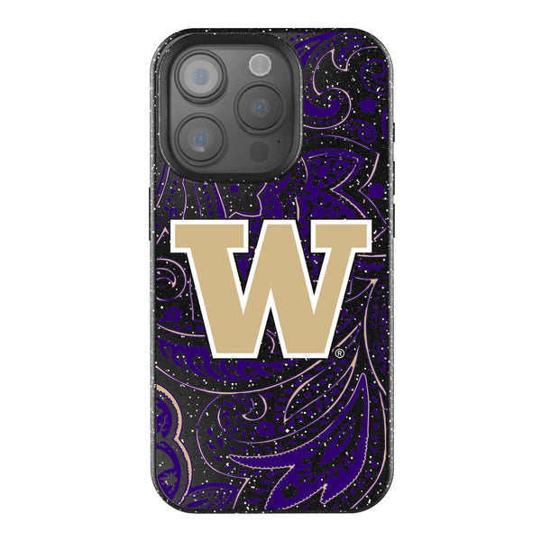 University of Washington Huskies Paisley iPhone Bling Phone Case