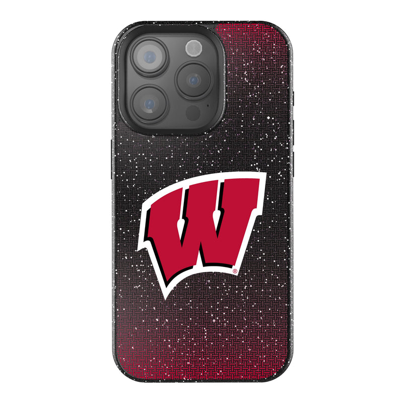 University of Wisconsin Badgers Linen iPhone Bling Phone Case for Apple iPhone