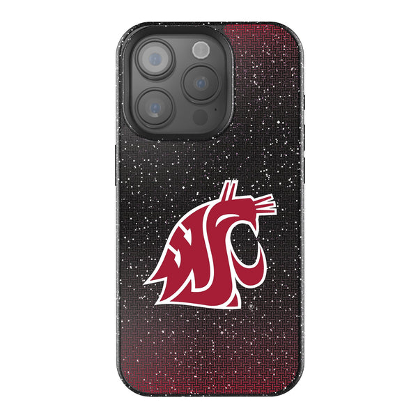 Washington State University Cougars Linen iPhone Bling Phone Case for Apple iPhone