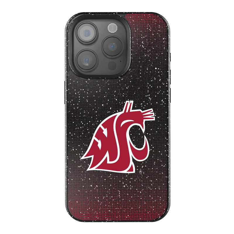 Washington State University Cougars Linen iPhone Bling Phone Case for Apple iPhone