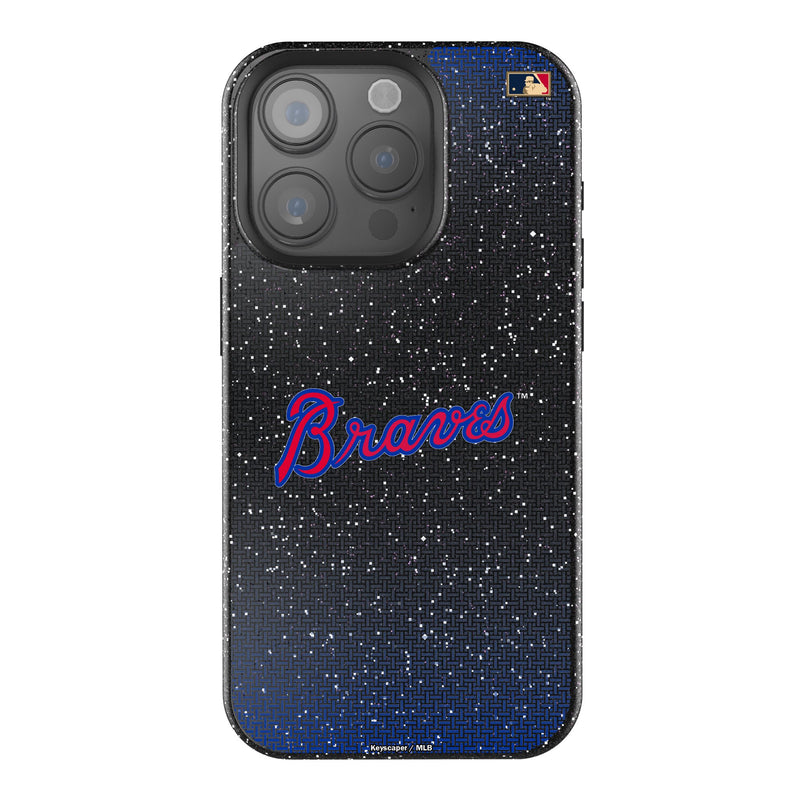 Atlanta Braves Home 2012 - Cooperstown Collection Linen iPhone Bling Phone Case for Apple iPhone