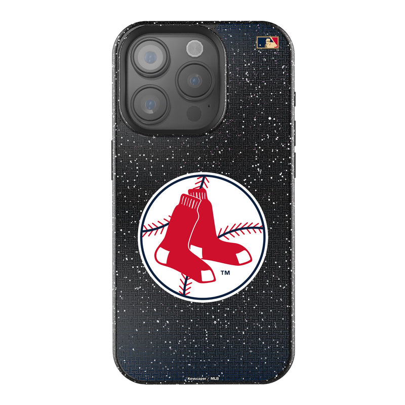 Boston Red Sox 1970-1975 - Cooperstown Collection Linen iPhone Bling Phone Case for Apple iPhone